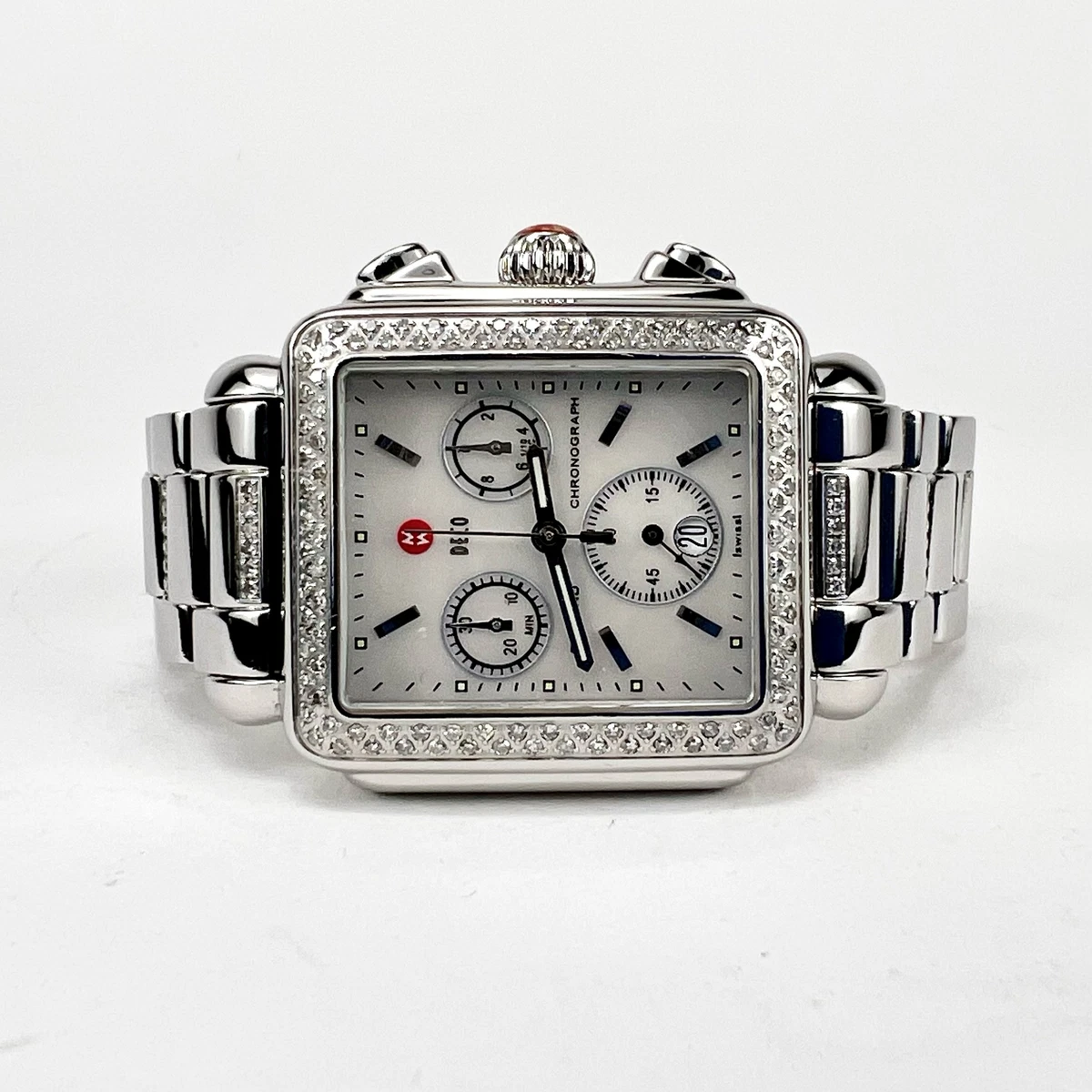 Michele deco cheap chronograph