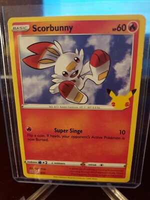 scorbunny pokemon card mcdonalds Sell (Confetti Holo) - Promos Hitoshi Ariga McDonalds 25th Anniversary Promos Singles Pokemon TCG Scorbunny 16/25 McDonalds