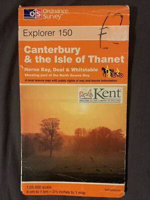 Canterbury and the Isle of Thanet (Explorer Maps) Ordnance Survey