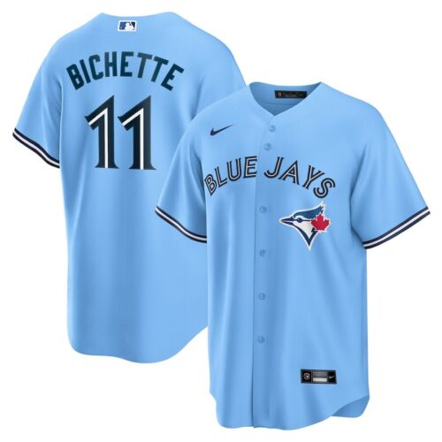 Toronto Blue Jays Bo Bichette #11 Nike Men's Powder Blue 2025 MLB Player Jersey