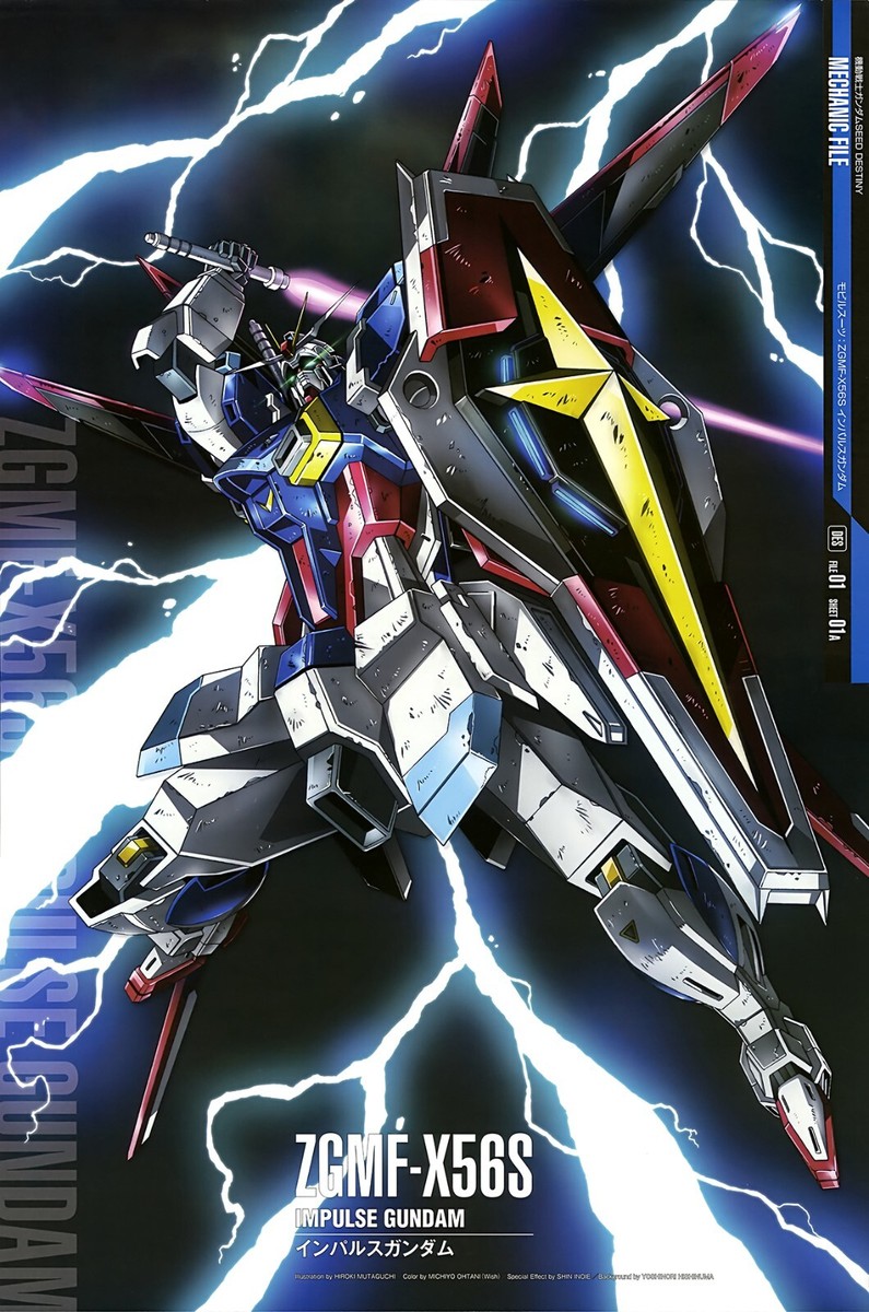 Mobile Suit Gundam Seed Destiny Impulse Premium POSTER MADE IN USA