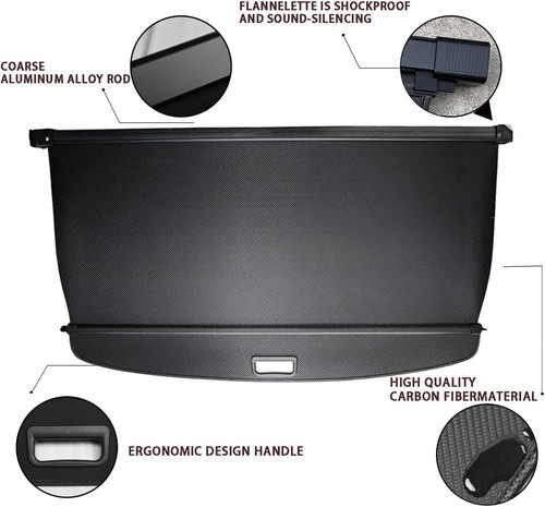 16-21 Mercedes GLC-Class A2538100064 Retractable Trunk Cargo Cover Luggage Shade - Picture 2 of 6