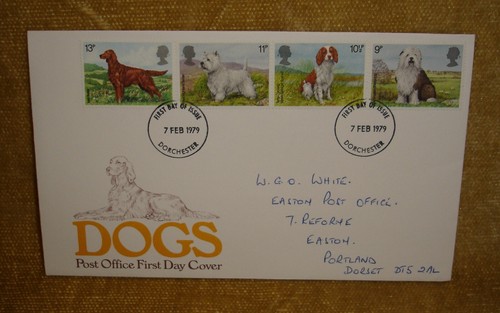 3x 1979 POST OFFICE FIRST DAY COVERS - ROWLAND HILL BRITISH FLOWERS DOGS HTF 70s - Picture 3 of 7