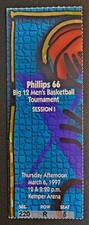 Big 12 Basketball Tournament Ticket Stub 3/6 1997 Texas Tech Oklahoma State 1st