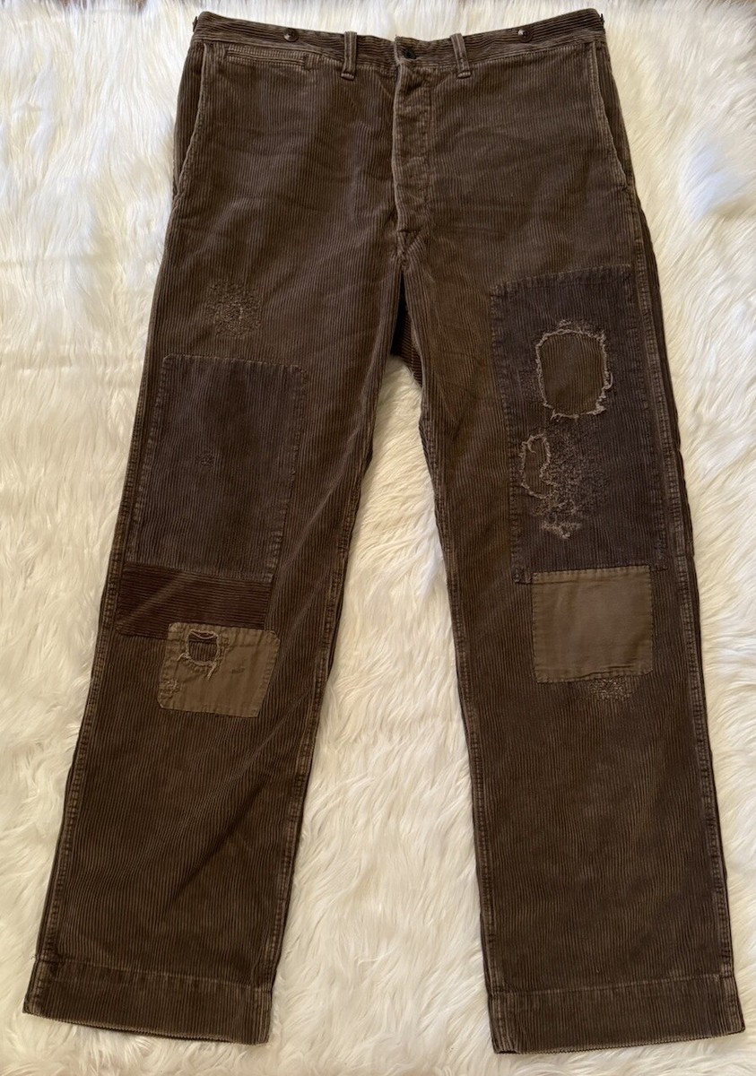 パンツ DOUBLE RL REPAIRED JASPE FIELD TROUSER Engineer Fit Repaired Carpenter Pant