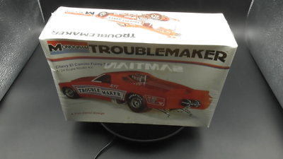Vintage Monogram Troublemaker 1/24 Chevy El Camino Funny Car Model