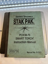 Thermal Dynamics Stak Pal Operating Manual PCH/M-70 Smart Torch