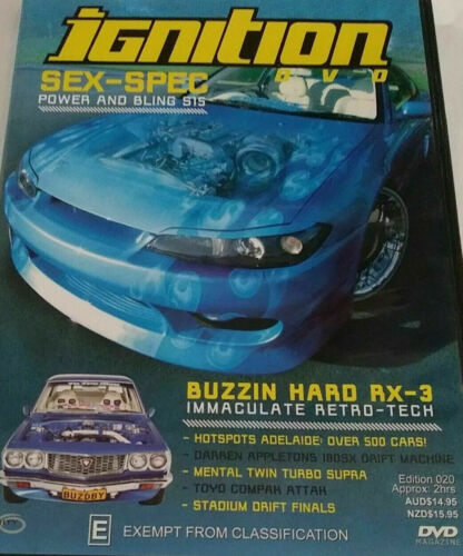 IGNITION Edition 020 DVD 2006 Cars 2 HOURS - RARE OOP HTF CARS Turbo Shift Drift - Picture 1 of 2