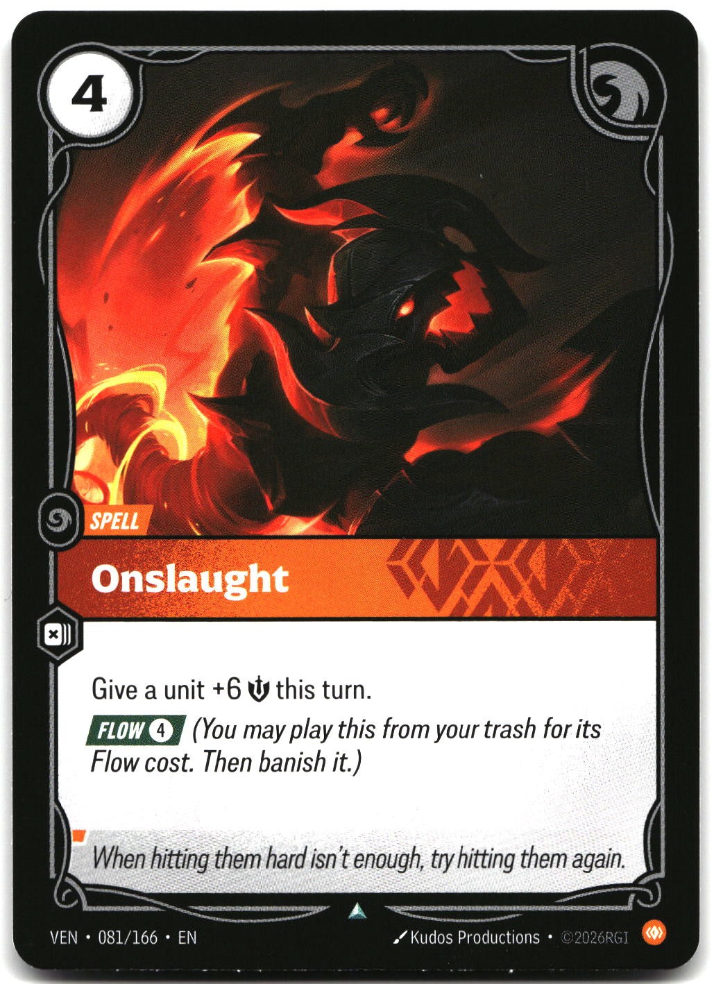 Onslaught [VEN-081/166] U Riftbound League of Legends Trading Card Game NM