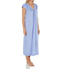 Shadowline Lingerie Long Cap Sleeve Nightgown Lilac
