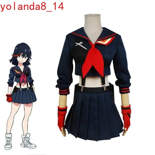 Kill la Kill Ryuko Matoi Senketsu Uniform Full Set Daily Cosplay Anime Halloween