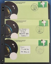 AUSTRALIA 1980 World Bowls Championship 20c PSE comp set of 18 diff Commem pmks.