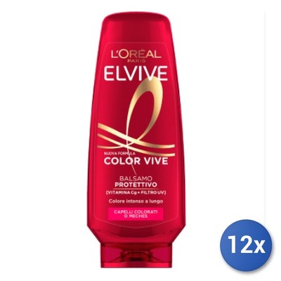 12x L'oreal Elvive Color-Vive Haarspülung Balsamo 200 ml
