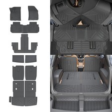 Thinzyou Floor Mats Compatible with 2017-2023 GMC Acadia 6 Seats Trunk Liner ...