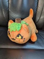 Aphmau MeeMeows 12'' Jack O' Lantern Cat Halloween Plush (RARE)