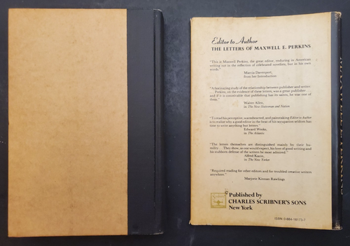 Editor to Author: The Letters of Maxwell E Perkins by John Hall Wheelock - Picture 16 of 19