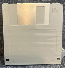 Sony Floppy Disks Lot 10 IBM Format Gray RETRO Computer Storage FREE SHIPPING