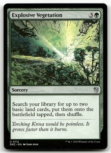 Explosive Vegetation 112 Commander: Aetherdrift