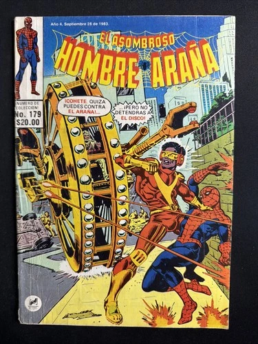 Hombre Arana #179 1983 Spider-Man In Spanish Mexico Foreign U.S. Seller Good/VG