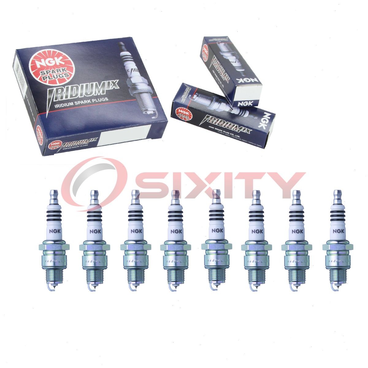 8 pc NGK 4085 BPR6HIX Iridium IX Spark Plugs for XS4123DP XL10S W7BP W6BP fd