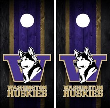 Washington Cornhole Wrap Skin Decal Football Sports Board Decal Sticker JC90
