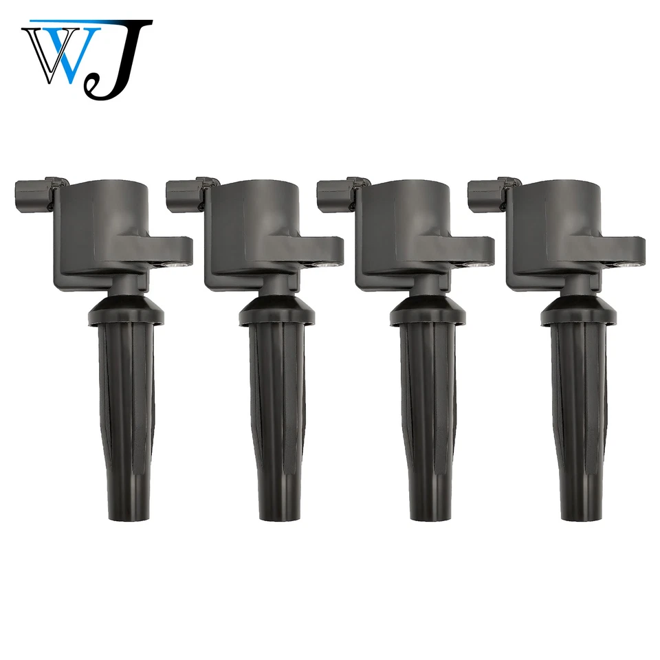 Kit de 4 bobinas de encendido + bujías de iridio para Ford Focus 2003-2008 4M5U12A366BC Foto 3 de 4