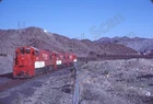 Original Slide- KSC Kaiser Steel Co. U30C 1031 & Train At Eagle Mountain,CA.1/83