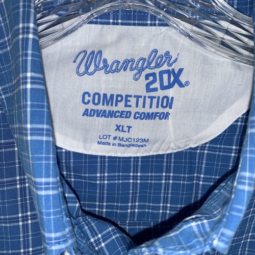 Wrangler 20X Shirt Mens XLT Advanced Comfort Competition Button Down Western - Picture 2 of 6