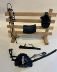 Marx Johnny West Original Black Cavalry Saddle Set Comanche Horse