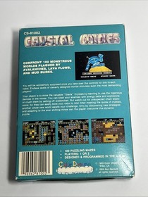 Crystal Mines (Nintendo, 1989) NES Box + Blue Cartridge Tested No Manual
