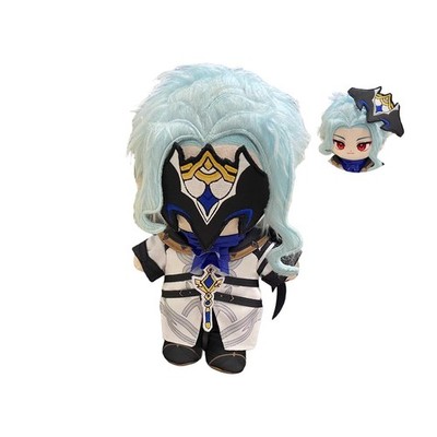 Genshin Impact II Dottore Plush Doll Dress Up Soft Stuffed Toy Xmas Gifts 7.9''