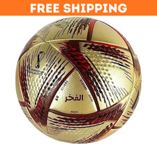 Al Hilm FIFA World Cup 2022 Qatar Soccer Ball Official Match Size 5 Free Shippin