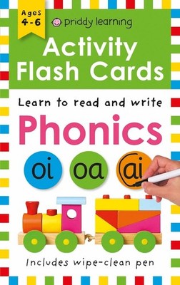 Learn To Read and Write Phonics: Wipe Clean Activity Flashcards by Roger Priddy
