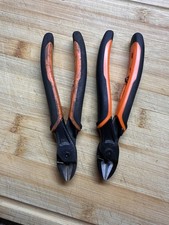 BAHCO x 2        160mm 6-1/"4 ERGO Wire/Cable Side Cutter/