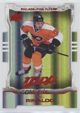 2014-15 Upper Deck MVP Colors & Contours Teal Die-Cut Zac Rinaldo #117 x6g