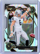 2024 Panini Select #203 AJ Cole Silver Prizm Die Cut