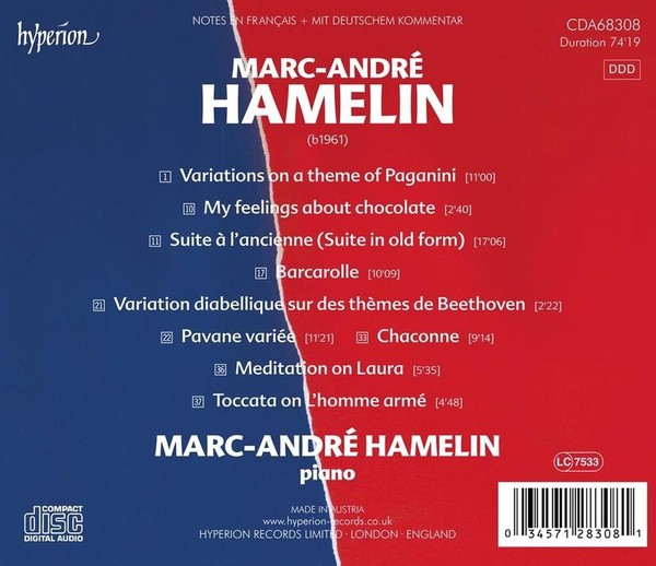 Marc-Andre Hamelin: Marc-Andre Hamelin: Klavierwerke - - (Cd / K)-image