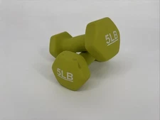 5lb Dumbbell Pair Neoprene Dumbbell Hand Weight Set