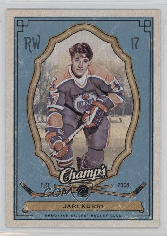 2009-10 Upper Deck Champ's Jari Kurri #43 HOF 9bp