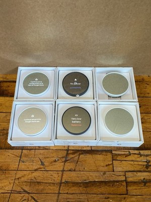 Lot of 6 Google Nest Thermostat G4CVZ WiFi Smart Programmable Snow Charcoal
