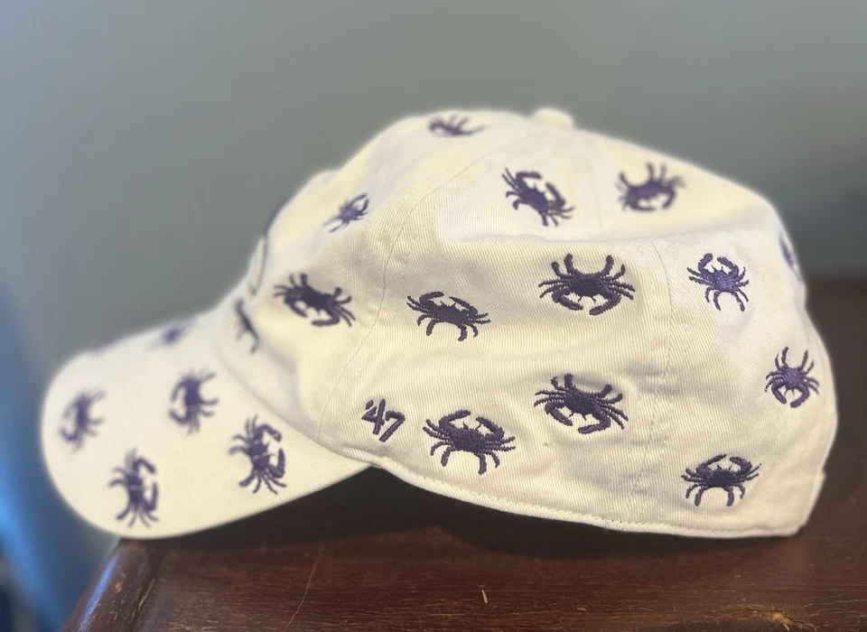 Women's Baltimore Ravens Crab Hat Cap 47 Brand Adjustable - Image 4 of 4