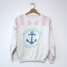Vintage Mackinac Island Yacht Club Sweatshirt Medium