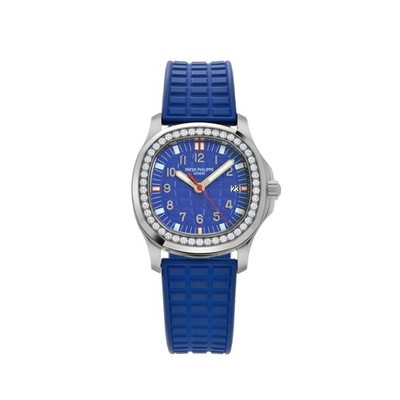 Patek Philippe Aquanaut Luce 5067A-014 'Ladies' Blue Dial Diamond Bezel (2009)