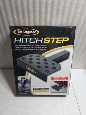 CargoLoc HITCH STEP Multi Purpose 10.5'' x 6'' All Steel Utility Step 300lbs Load