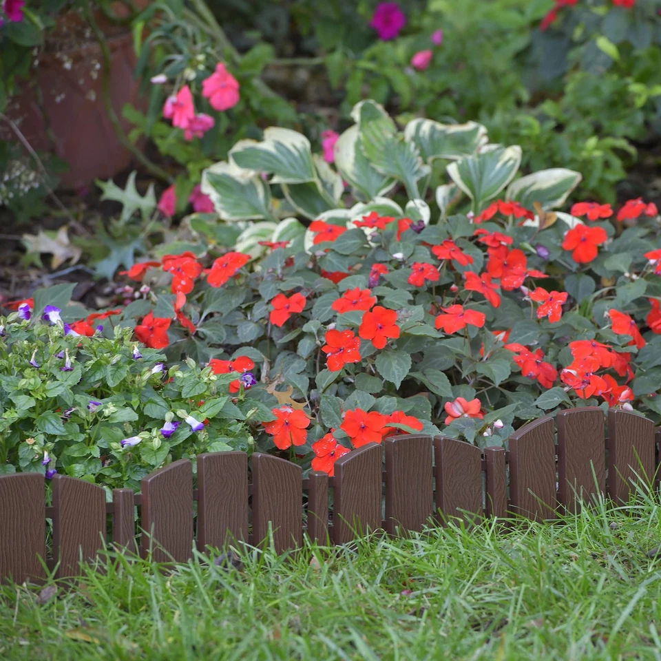 Borde de paisaje sin excavación con clavos de anclaje, 4,5 pulgadas Adiron decorativo alto... Foto 2 de 4