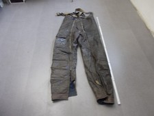 Vintage Motorrad Lederhose gefüttert 70er 80er Ostblock Biker Hose schwer Leder