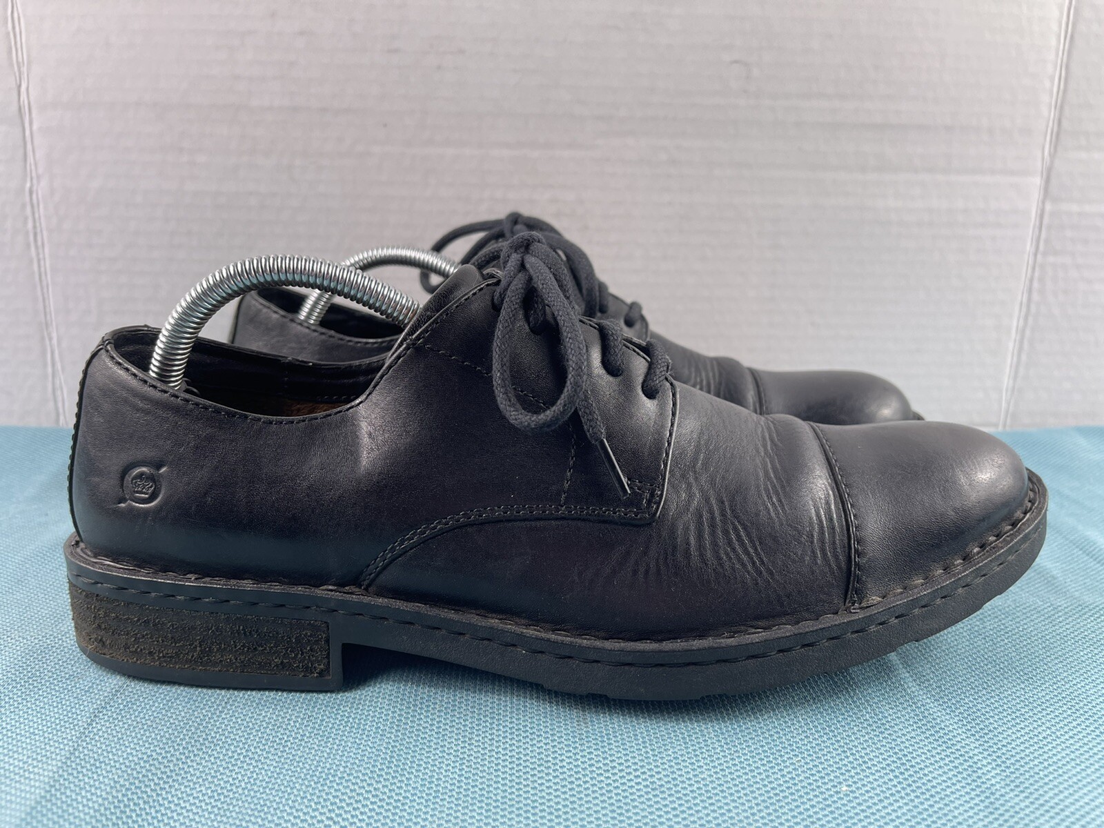 SAOLA Scarpe Born Børn Boc Oxford uomo 10 M nere pelle punta cappuccio stringate eleganti derby