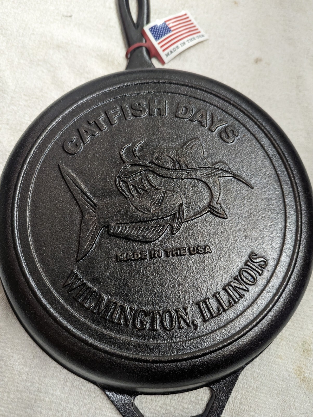 Lodge Catfish Days Wilmington, Illinois 10.25" Skillet eBay