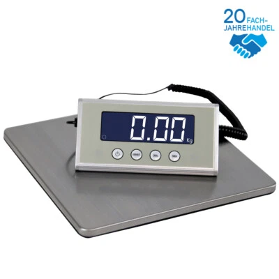 WKA Plattformwaage 75 kg/10g, 150 kg/20g Paketwaage Briefwaage Digitalwaage TOP