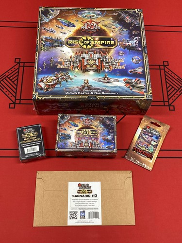 Star Realms Rise of Empire Scenario 11B Backer & Locked Promos Infinite Replay